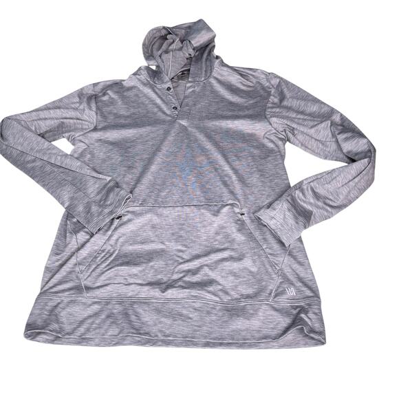 VRST Men's Small Gray Pullover Long Sleeve Hoodie Stretch Training Workout - Picture 1 of 9